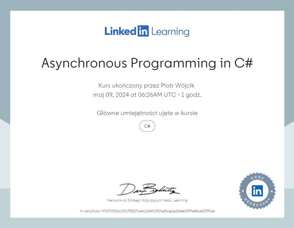 Asynchronous Programing in C#