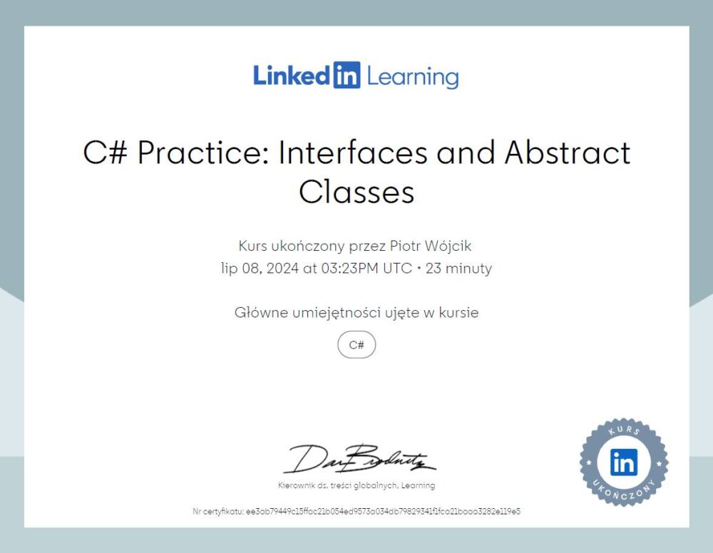 C# Practicies Interfaces and Abstract Classes