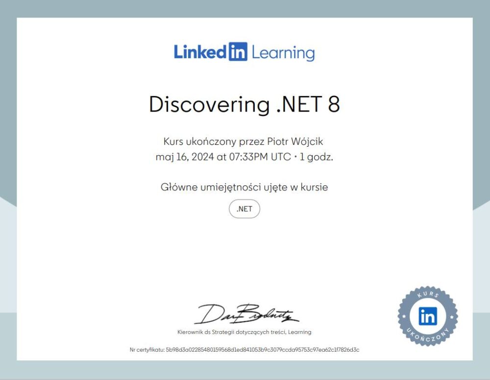 Discovering .NET 8