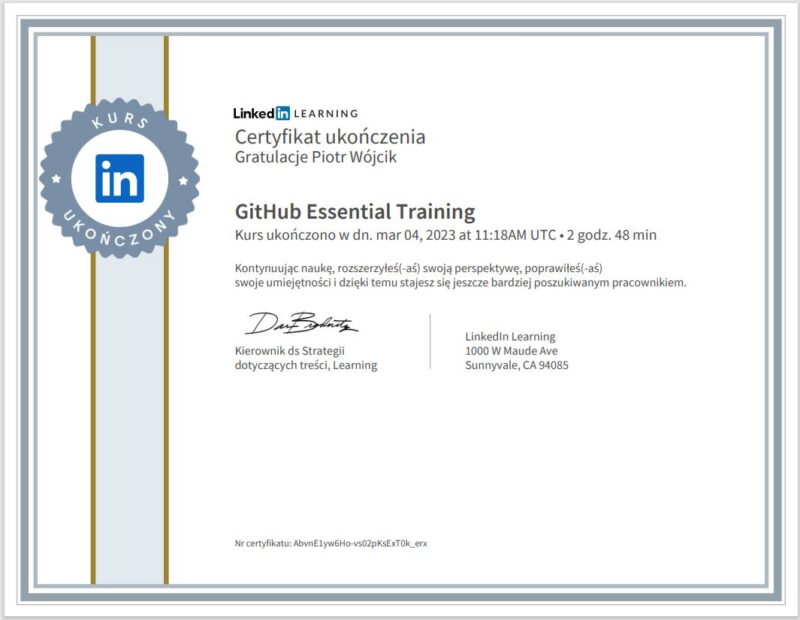 GitHub Essential training