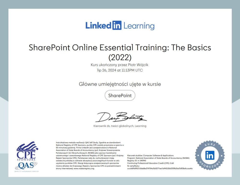 SharePoint Online Essential Training: The Basics (2022)