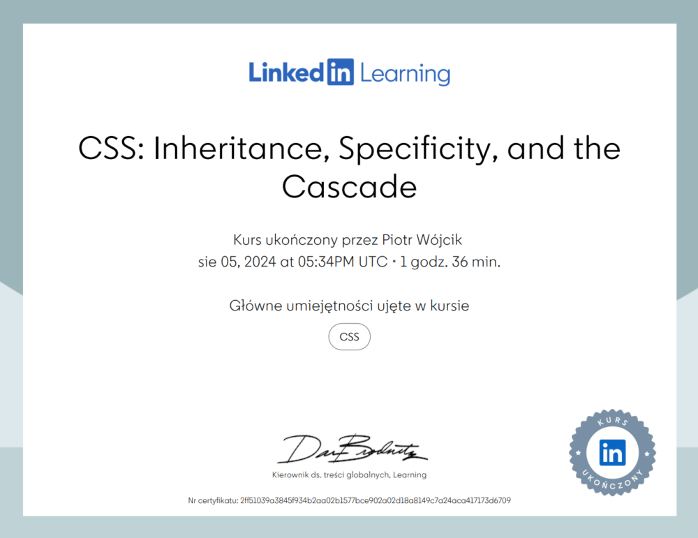 CSS: Inheritance, Specificity, and the Cascade