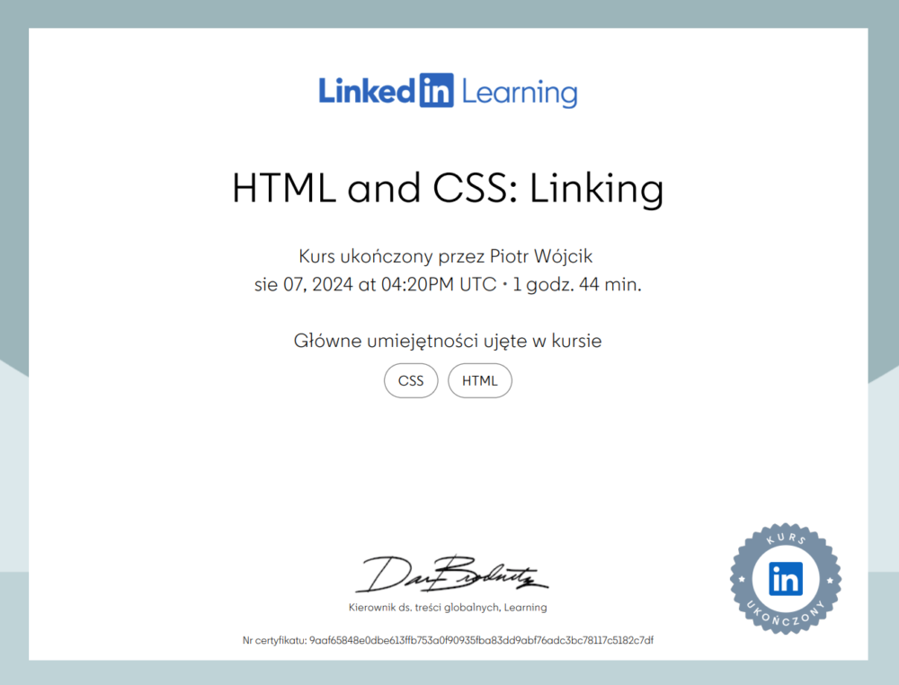 HTML and CSS: Linking